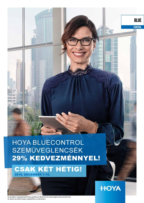 BlueControl szemüveglencsék 29% kedvezménnyel